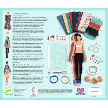 Coffret atelier de mode "La mode by Marie" DJECO 9335