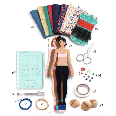 Coffret atelier de mode "La mode by Marie" DJECO 9335