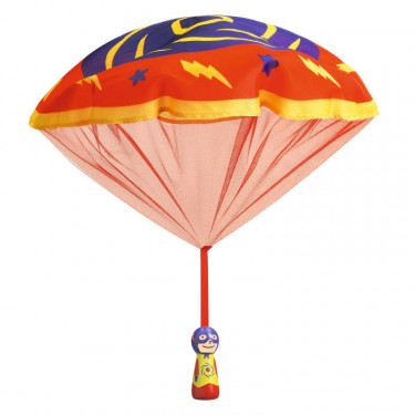 Parachutiste en bois à lancer "Super Power" DJECO 0151