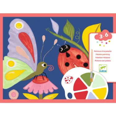 Peinture à la palette "Les petites bêtes" DJECO 9134