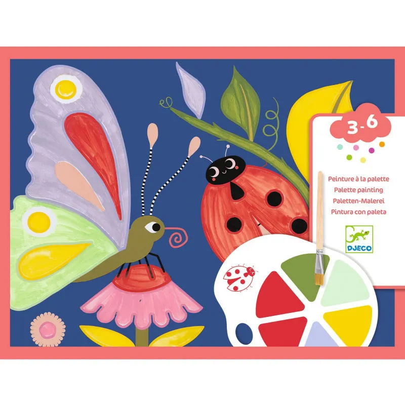 Peinture à la palette "Les petites bêtes" DJECO 9134