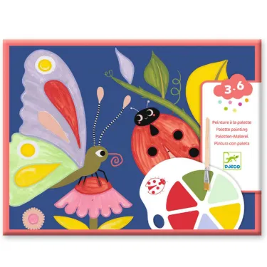 Peinture à la palette "Les petites bêtes" DJECO 9134