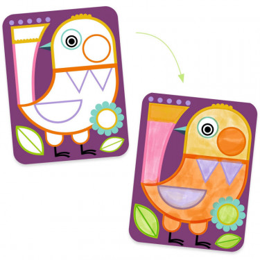 Peinture à la palette "Les Joufflus" DJECO 9133