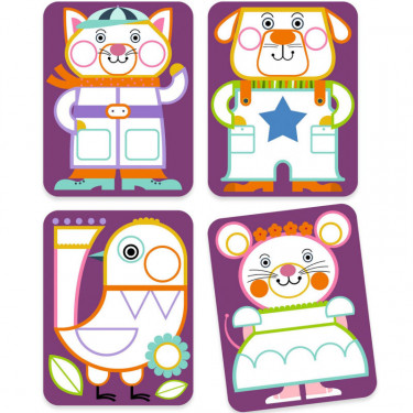 Peinture à la palette "Les Joufflus" DJECO 9133