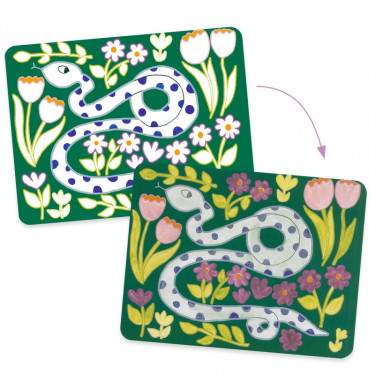 Peinture à la palette "Les Sauvages" DJECO 9132