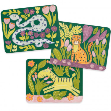 Peinture à la palette "Les Sauvages" DJECO 9132