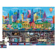 Puzzle dessus-dessous 'La ville' 48 pcs CROCODILE CREEK
