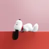 Peluche Snoopy endormi 17cm en boîte cadeau "niche"