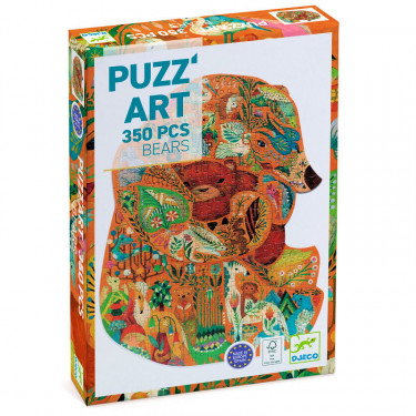 Puzzle Puzz'Art Ours 350 pcs DJECO 7661