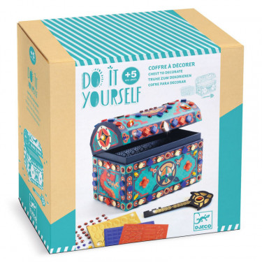 Coffre "Super Trésor" à décorer DIY DJECO 7928