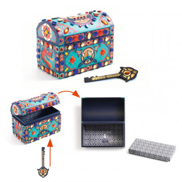 Coffre "Super Trésor" à décorer DIY DJECO 7928