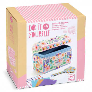 Coffre "Précieux Trésors" à décorer DIY DJECO 7929