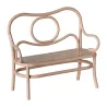 Ensemble table ovale avec banc vintage en métal pour souris Maileg - Rose pâle