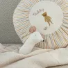 Hochet souris en lin - Lullaby friends Maileg - Blanc nature
