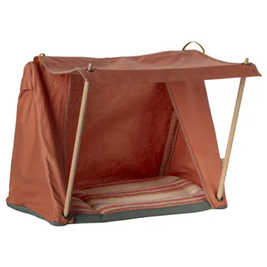 Tente de camping pour la randonnée - souris Maileg - orange