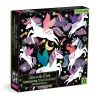 Puzzle qui Brille dans le Noir "Licornes" 300 pcs Mudpuppy