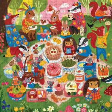 Pique-Nique dans les bois - Puzzle 500 pcs Mudpuppy
