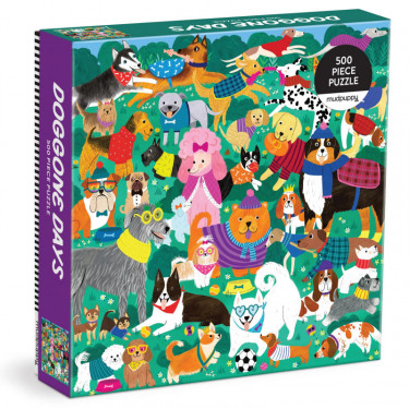 Rassemblement de chiens - Puzzle 500 pcs Mudpuppy