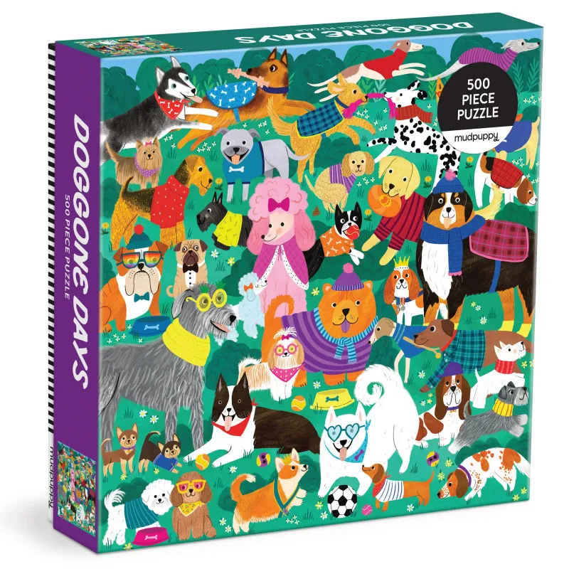 Rassemblement de chiens - Puzzle 500 pcs Mudpuppy
