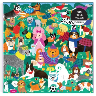 Rassemblement de chiens - Puzzle 500 pcs Mudpuppy