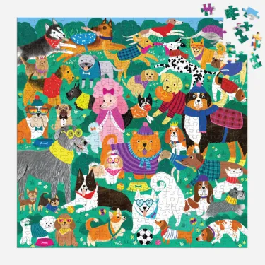 Rassemblement de chiens - Puzzle 500 pcs Mudpuppy