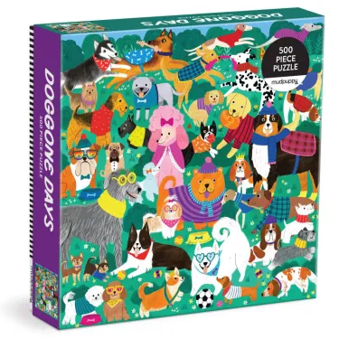 Rassemblement de chiens - Puzzle 500 pcs Mudpuppy