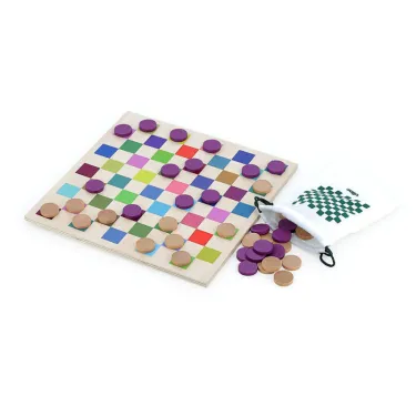 Jeu de Dames en bois multicolore - VILAC 6116