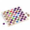 Jeu de Dames en bois multicolore - VILAC 6116