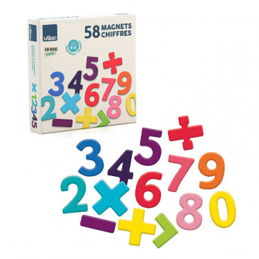 Coffret de magnets en bois "Chiffres" VILAC 6707