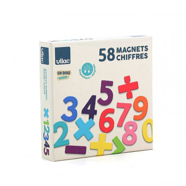 Coffret de magnets en bois "Chiffres" VILAC 6707