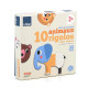 Coffret de magnets en bois "10 animaux rigolos" Ingela P. Arrhenius VILAC 7624