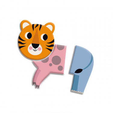 Coffret de magnets en bois "10 animaux rigolos" Ingela P. Arrhenius VILAC 7624