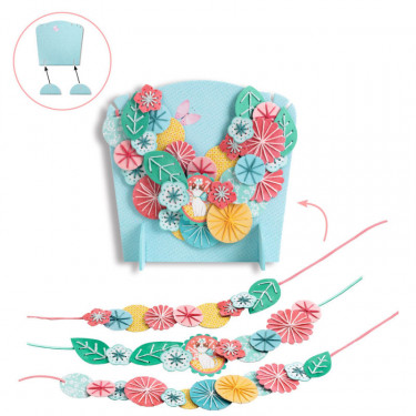 Collier 3 rangs à créer "Flora" DIY DJECO 7994