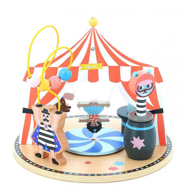 Cirque d'éveil - jeu en bois Vilac 8574 par Michelle Carlslund
