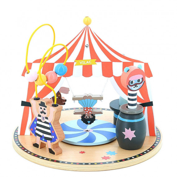 Cirque d'éveil - jeu en bois Vilac 8574 par Michelle Carlslund