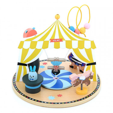 Cirque d'éveil - jeu en bois Vilac 8574 par Michelle Carlslund