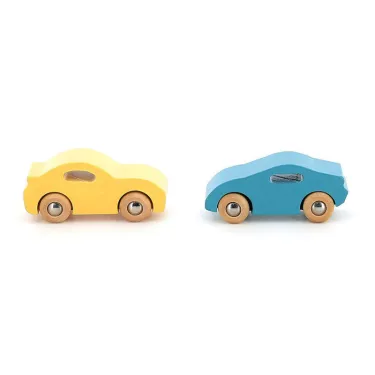 Coffret de 4 voitures en bois VILAC - Super cars Vilacity