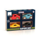 Coffret de 4 voitures en bois VILAC - Super cars Vilacity