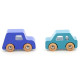 Coffret de 4 voitures en bois VILAC - City cars Vilacity