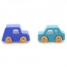 Coffret de 4 voitures en bois VILAC - City cars Vilacity