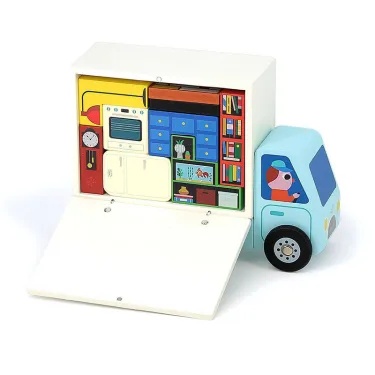 Déménagement Pack it right - Jeu de logique en bois Vilac - Ingela P. Arrhenius VILAC 7635