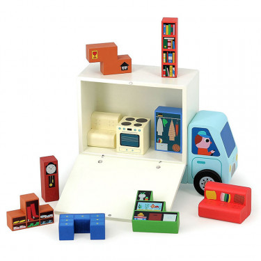 Déménagement Pack it right - Jeu de logique en bois Vilac - Ingela P. Arrhenius VILAC 7635