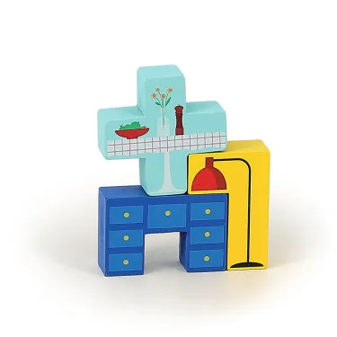 Déménagement Pack it right - Jeu de logique en bois Vilac - Ingela P. Arrhenius VILAC 7635