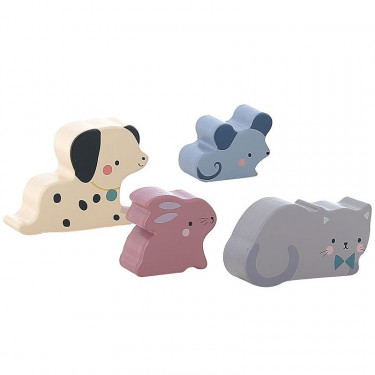 Boîte à formes en bois 'Maison des animaux' Sarah Betz - VILAC 7119