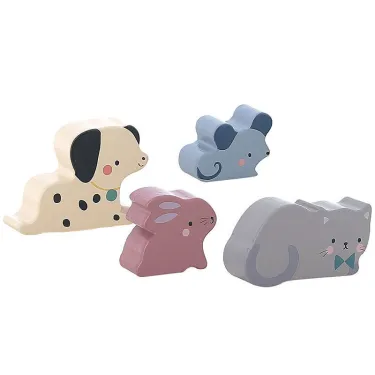 Boîte à formes en bois 'Maison des animaux' Sarah Betz - VILAC 7119