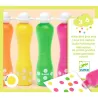 4 marqueurs mousse gros pois DJECO 9059 - Néon