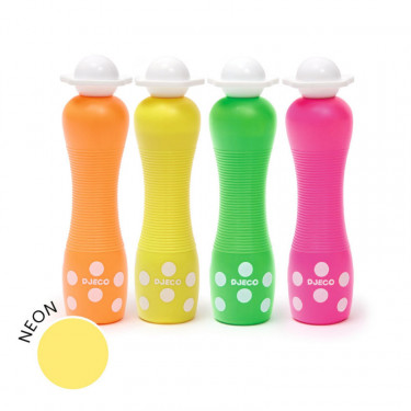 4 marqueurs mousse gros pois DJECO 9059 - Néon