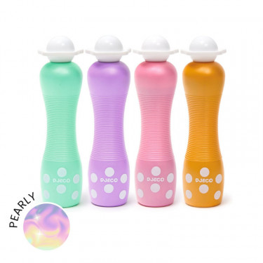 4 marqueurs mousse gros pois DJECO 9058 - Nacré