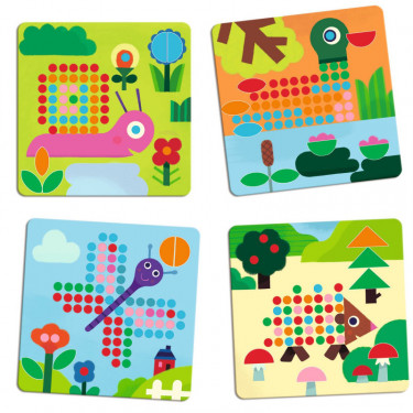 Mosaïco mini animo - jeu Eduludo DJECO 8239