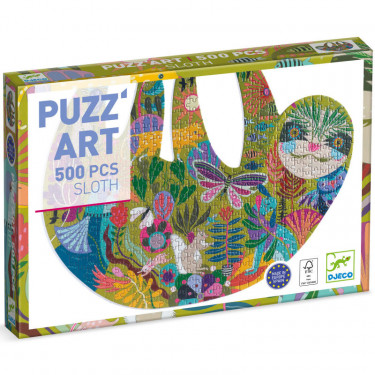 Puzzle Puzz'Art Paresseux 500 pcs DJECO 7662
